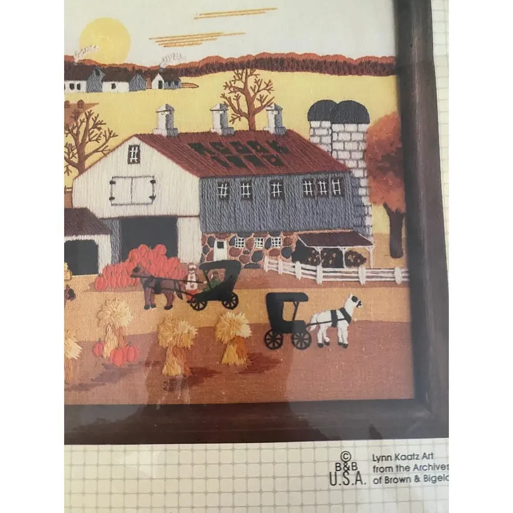 Bucilla Vintage Stitchery Crewel Kit 